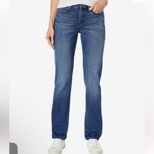 NYDJ Sheri Slim Lift Tuck Technology Denim Jeans Medium Bluewell Wash 14
